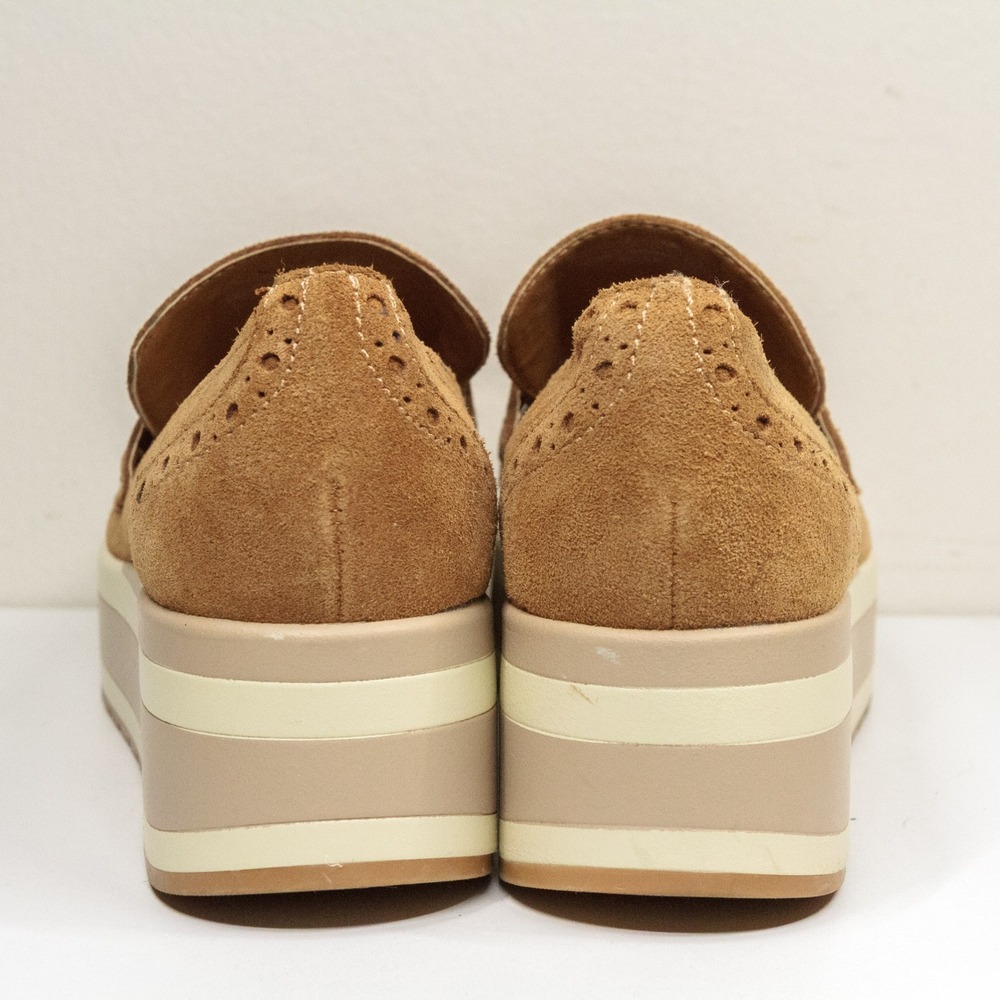 Dolce Vita Tan Platform Loafers - Picture 5 of 9